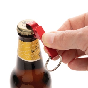 Porte-clés décapsuleur en aluminium recyclé RCS 24