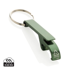 Porte-clés décapsuleur en aluminium recyclé RCS 6