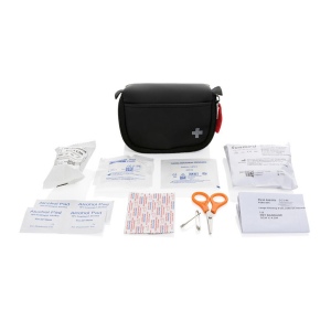 Set premiers secours taille poste en PU nubuck recyclé RCS 4