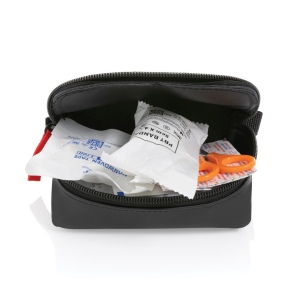 Set premiers secours taille poste en PU nubuck recyclé RCS 7