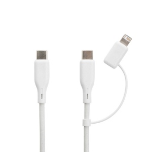 Set câble et chargeur 20W en PET recyclé RCS Boost 7