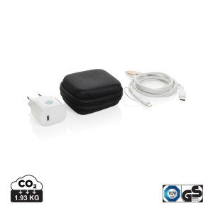 Set câble et chargeur 20W en PET recyclé RCS Boost 2
