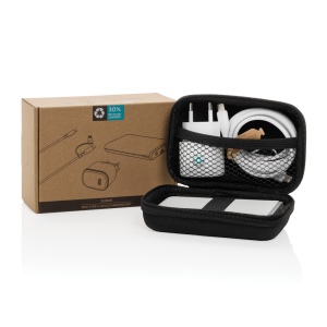 Set batterie câble et chargeur 20W en PET recyclé RCS Surge 4