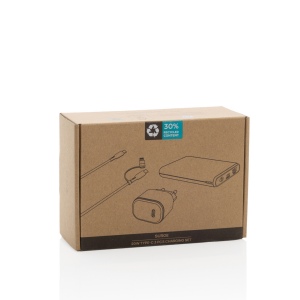 Set batterie câble et chargeur 20W en PET recyclé RCS Surge 10