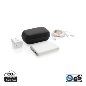 Set batterie câble et chargeur 20W en PET recyclé RCS Surge 2