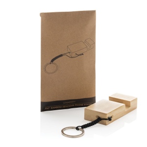 Support pour téléphone en bambou Standkey 6