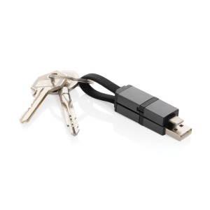 Câble de charge rapide 4 en 1 60W en aluminium recyclé Terra 5