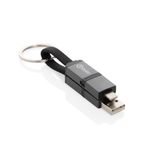 Câble de charge rapide 4 en 1 60W en aluminium recyclé Terra 7