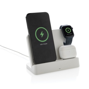 Double chargeur 15W en plastique RCS avec emplacement iWatch 4