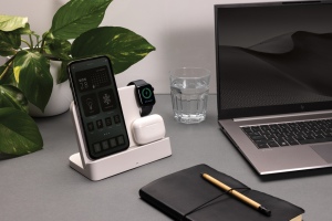 Double chargeur 15W en plastique RCS avec emplacement iWatch 5