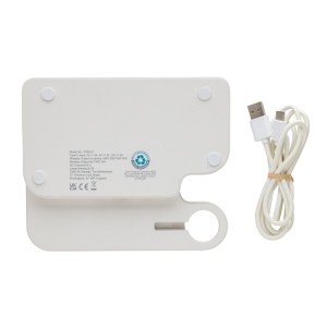 Double chargeur 15W en plastique RCS avec emplacement iWatch 6