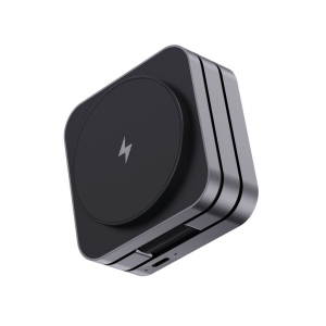 Chargeur 15W pliable 3 en 1 en aluminium recyclé RCS  Terra 8
