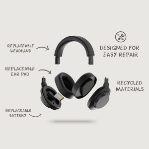 Casque ANC sans fil réparable plastique recyclé RCS Irvine 12