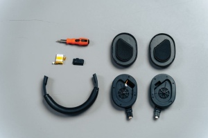 Casque ANC sans fil réparable plastique recyclé RCS Irvine 19