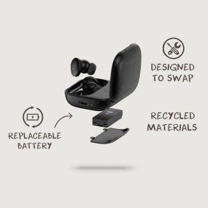 Écouteurs sans fil réparables en plastique RCS Lakewood 11