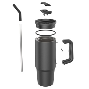 Mug 900ml en acier inoxydable recyclé Embrace RCS 12