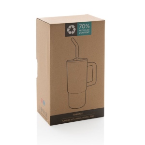 Mug 900ml en acier inoxydable recyclé Embrace RCS 67