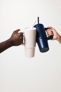 Mug 900ml en acier inoxydable recyclé Embrace RCS 88