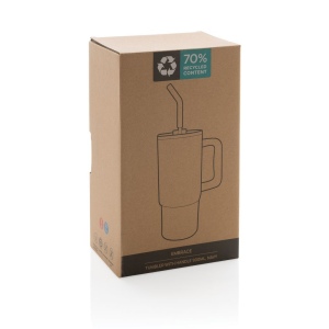 Mug 900ml en acier inoxydable recyclé Embrace RCS 93