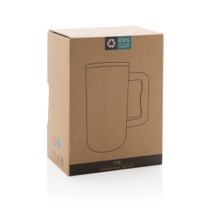 Mug Cube 800ml en acier recyclé certifiée RCS 28