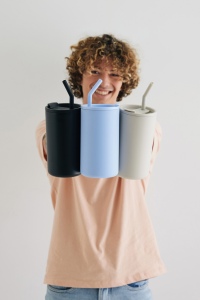 Mug Cube 800ml en acier recyclé certifiée RCS 40