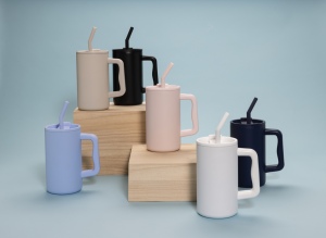 Mug Cube 800ml en acier recyclé certifiée RCS 56