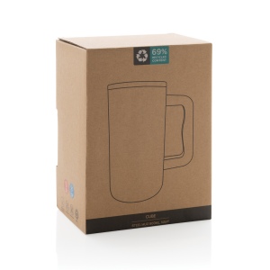 Mug Cube 800ml en acier recyclé certifiée RCS 59