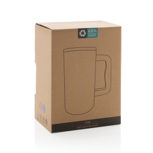 Mug Cube 800ml en acier recyclé certifiée RCS 12