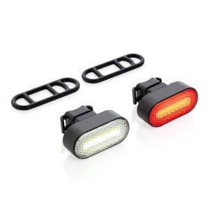 Set d'éclairage de vélo via USB en plastique RCS Lumino 4