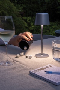Lampe de table rechargeable par USB en plastique RCS Zenic 24
