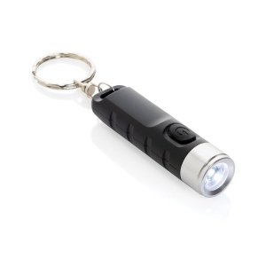 Porte-clés lampe torche charge USB en plastique RCS Globix 3