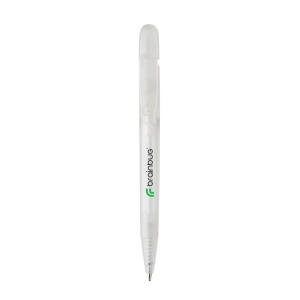 Stylo transparent en ABS recyclé et certifié GRS Devin 22
