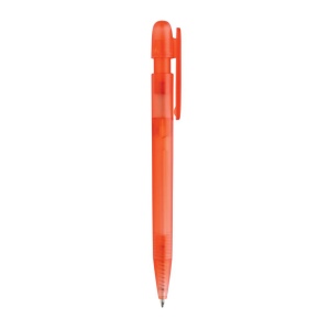 Stylo transparent en ABS recyclé et certifié GRS Devin 27