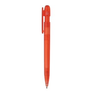 Stylo transparent en ABS recyclé et certifié GRS Devin 28