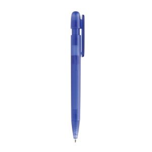 Stylo transparent en ABS recyclé et certifié GRS Devin 34