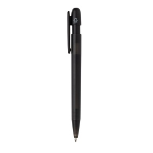 Stylo transparent en ABS recyclé et certifié GRS Devin 14