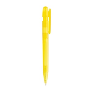 Stylo transparent en ABS recyclé et certifié GRS Devin 41