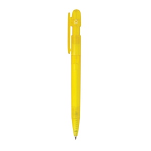 Stylo transparent en ABS recyclé et certifié GRS Devin 42
