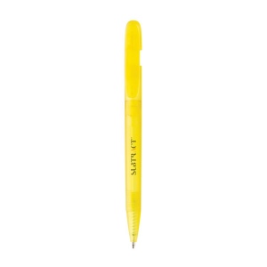 Stylo transparent en ABS recyclé et certifié GRS Devin 43
