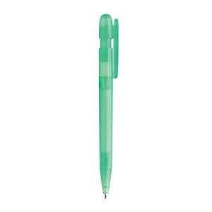 Stylo transparent en ABS recyclé et certifié GRS Devin 48