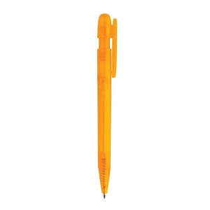Stylo transparent en ABS recyclé et certifié GRS Devin 55