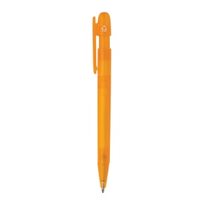 Stylo transparent en ABS recyclé et certifié GRS Devin 56