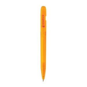 Stylo transparent en ABS recyclé et certifié GRS Devin 57