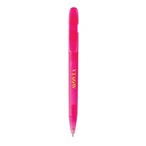 Stylo transparent en ABS recyclé et certifié GRS Devin 64