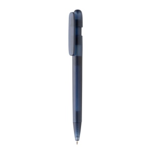 Stylo transparent en ABS recyclé et certifié GRS Devin 68