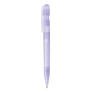 Stylo transparent en ABS recyclé et certifié GRS Devin 75