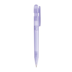 Stylo transparent en ABS recyclé et certifié GRS Devin 76