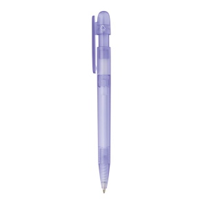 Stylo transparent en ABS recyclé et certifié GRS Devin 77