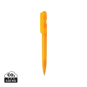 Stylo transparent en ABS recyclé et certifié GRS Devin 8