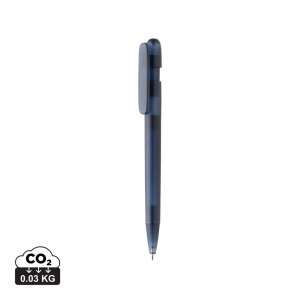 Stylo transparent en ABS recyclé et certifié GRS Devin 10